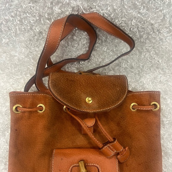 Gucci Vintage Bamboo Suede Mini Backpack - Picture 14 of 14
